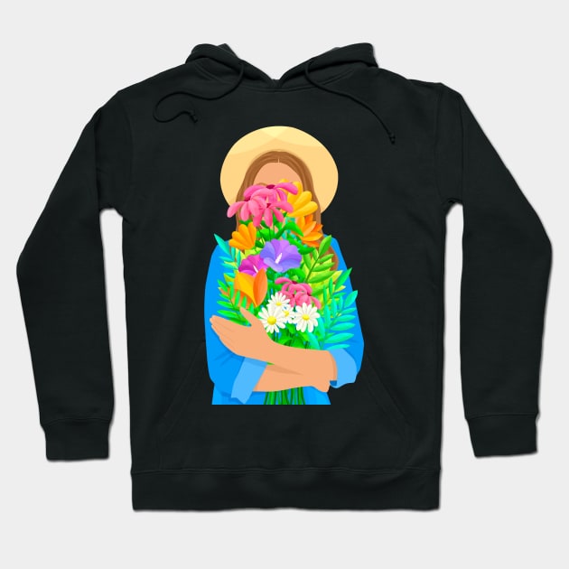 bouquet flowers Hoodie by Yael Hofri